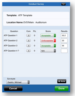 ATP Testing Mobile App