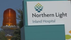 Northern Light Inland Hospital sign
